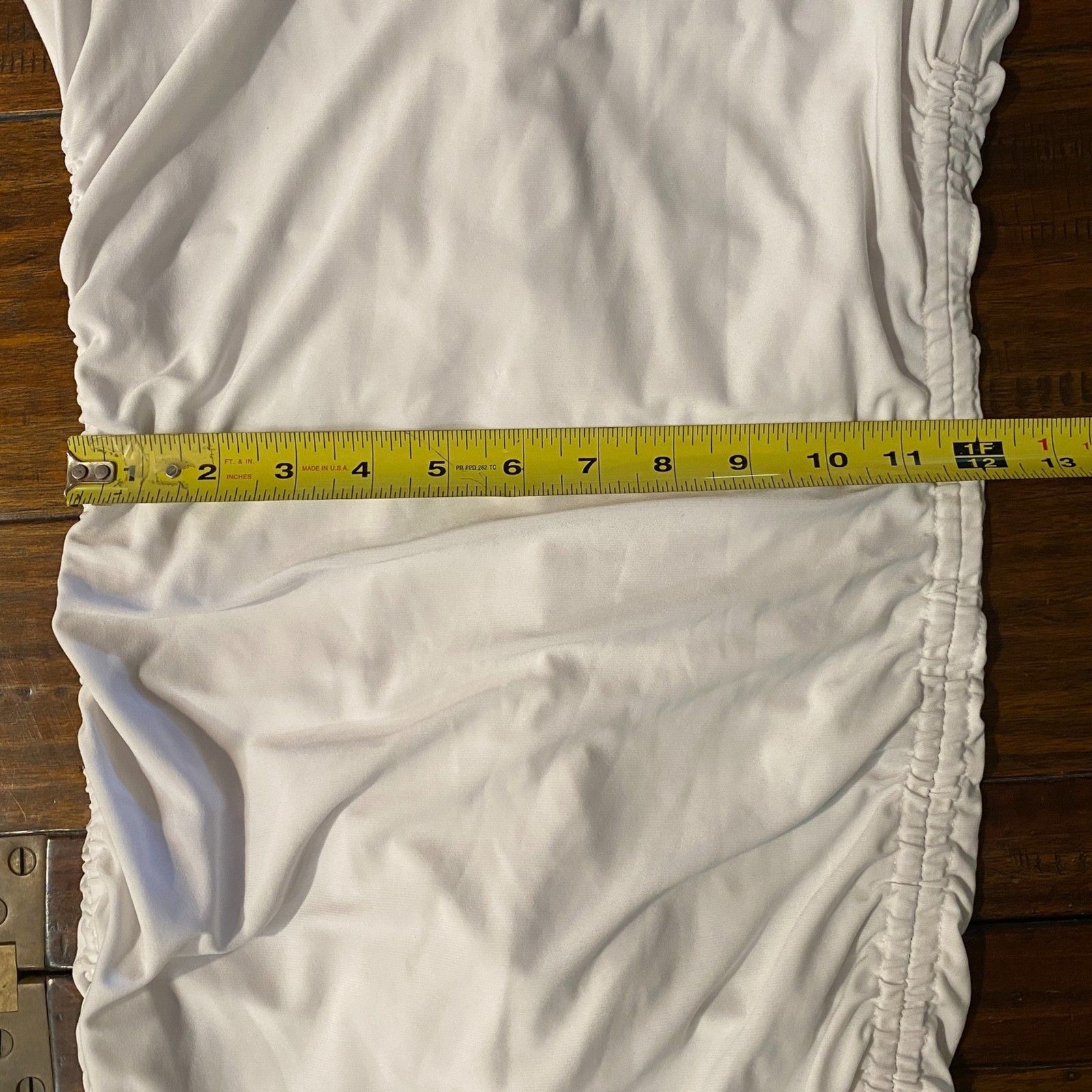 NWT Ramy Brook Darinda Ruched Bodycon Ivory Sleeveless Mini Dress, Size Small
