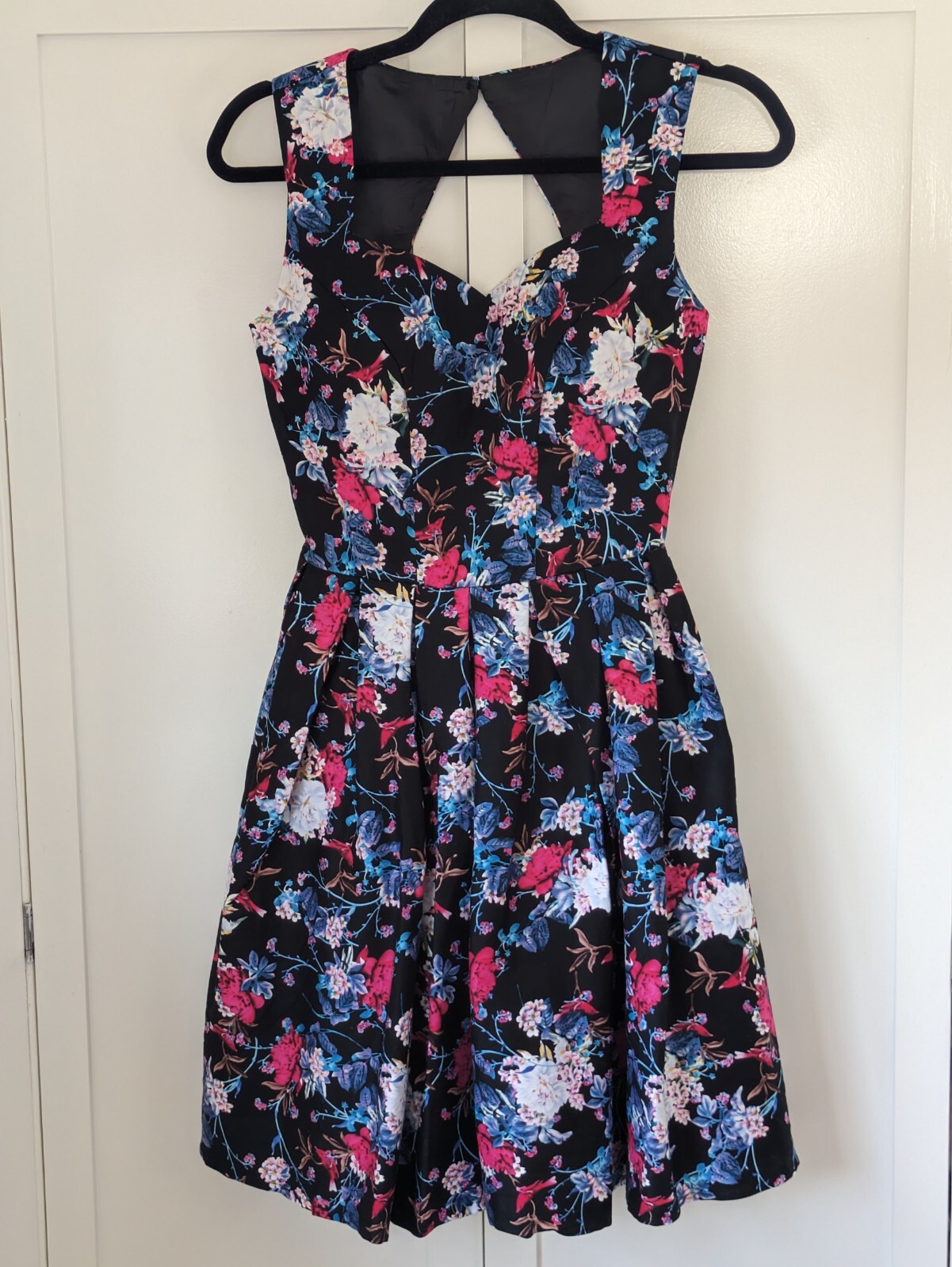 Izabel London Cotton Dress with Elasticated back – size 8 NEW
