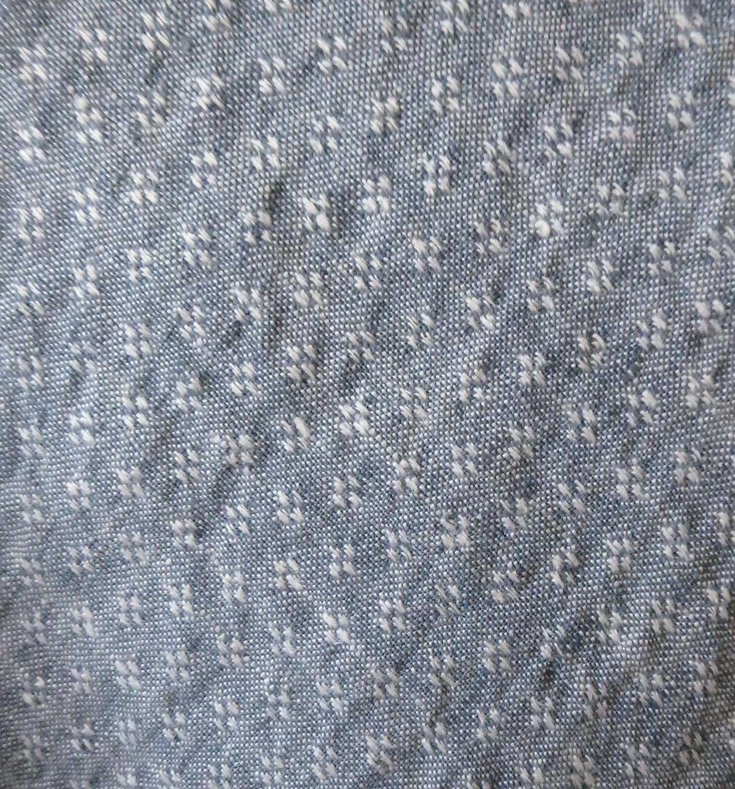 FLAX Designs Linen Dress 1G NWOT Special Dress Steel Fleur-deLis