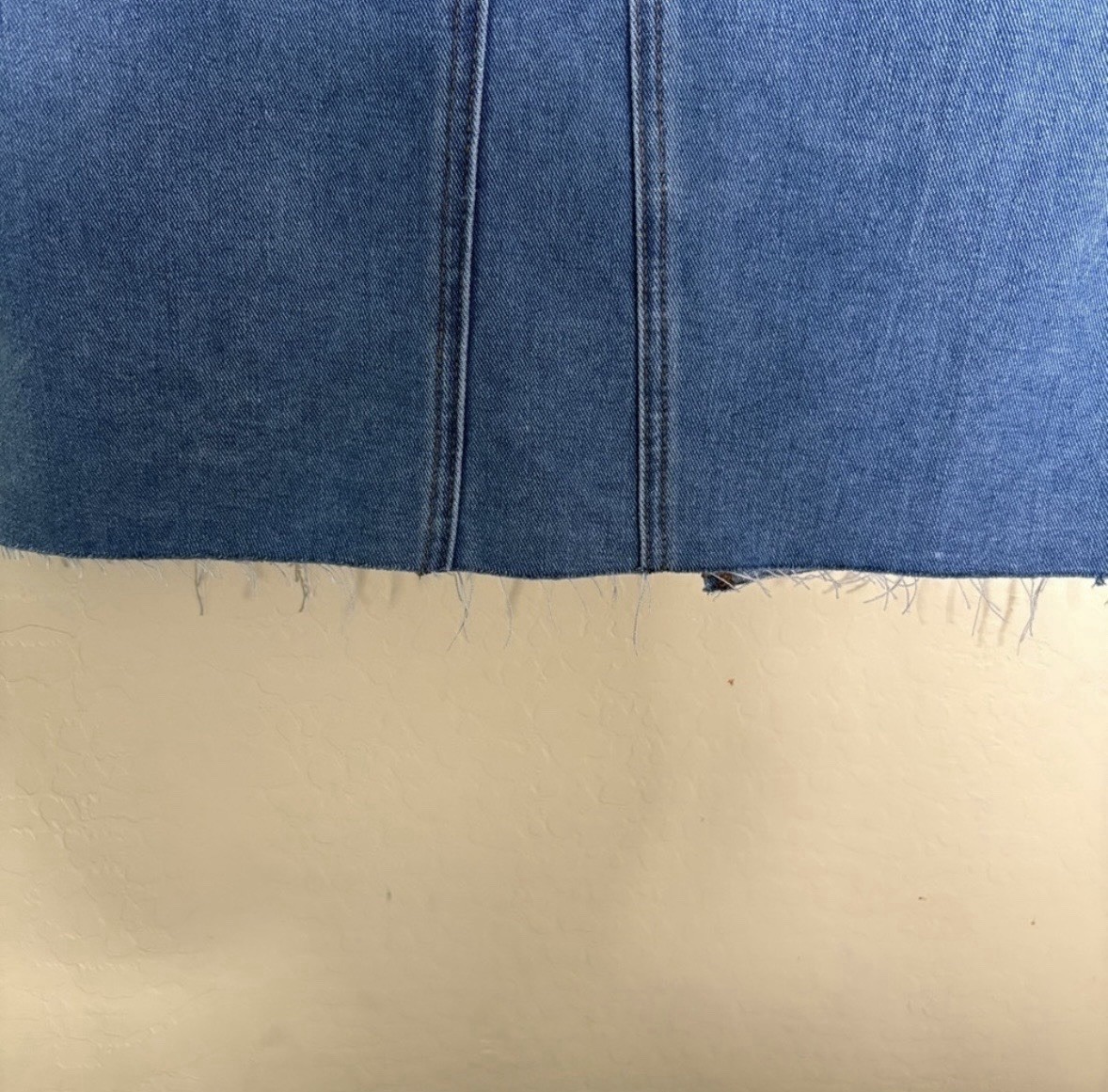 Sincerely Jules Blue Denim Strapless Button Front Smocked Pocket Midi Dress S