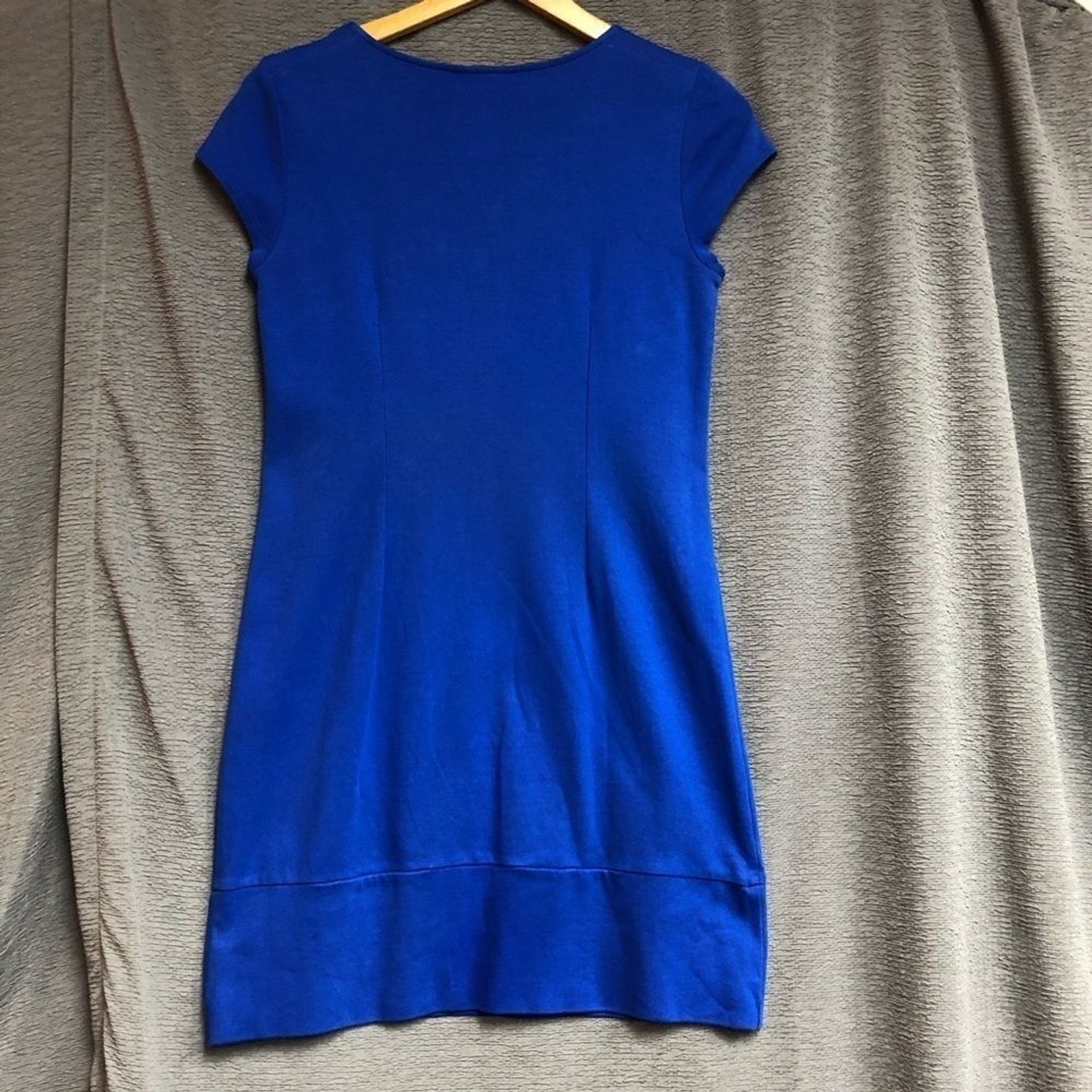 New York and Company extra small royal blue cap sleeve pit pit 16 length 32