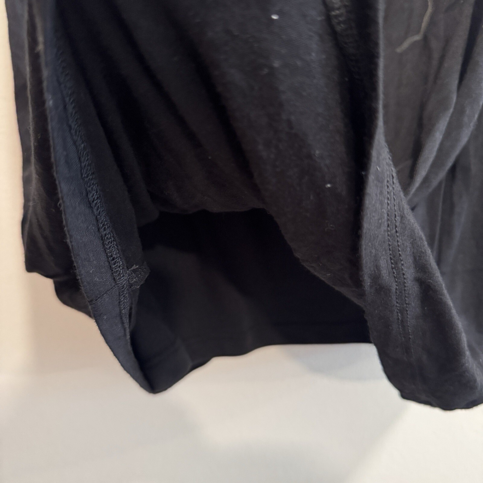Kut From The Kloth Black Wrap Front Midi Dress 10 Made In The USA Preppy Classy