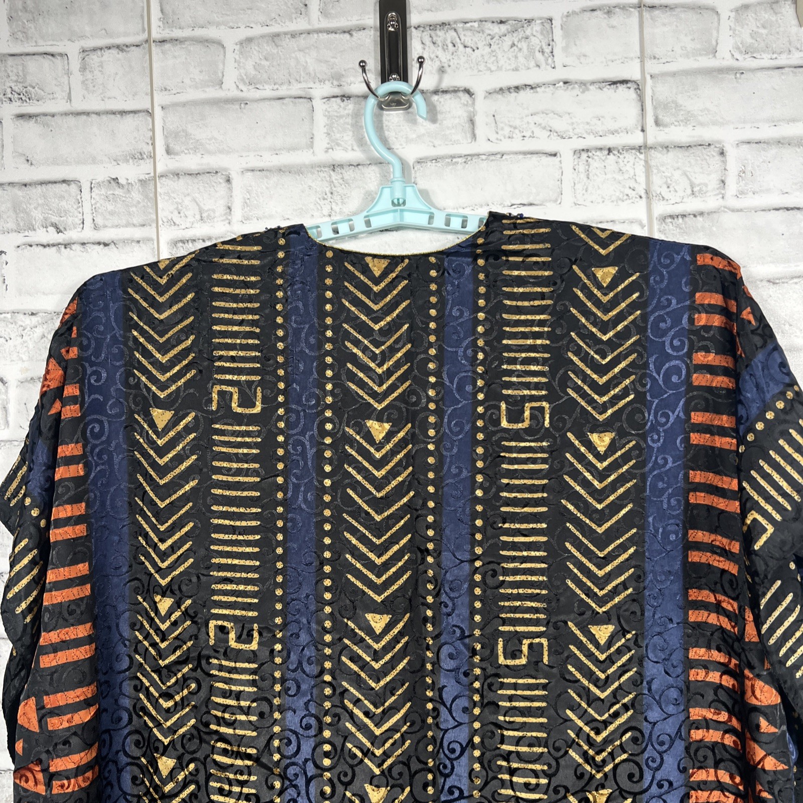 Women’s Sante’ Classics Caftan One Size Multicolor Casual Comfort Mumu