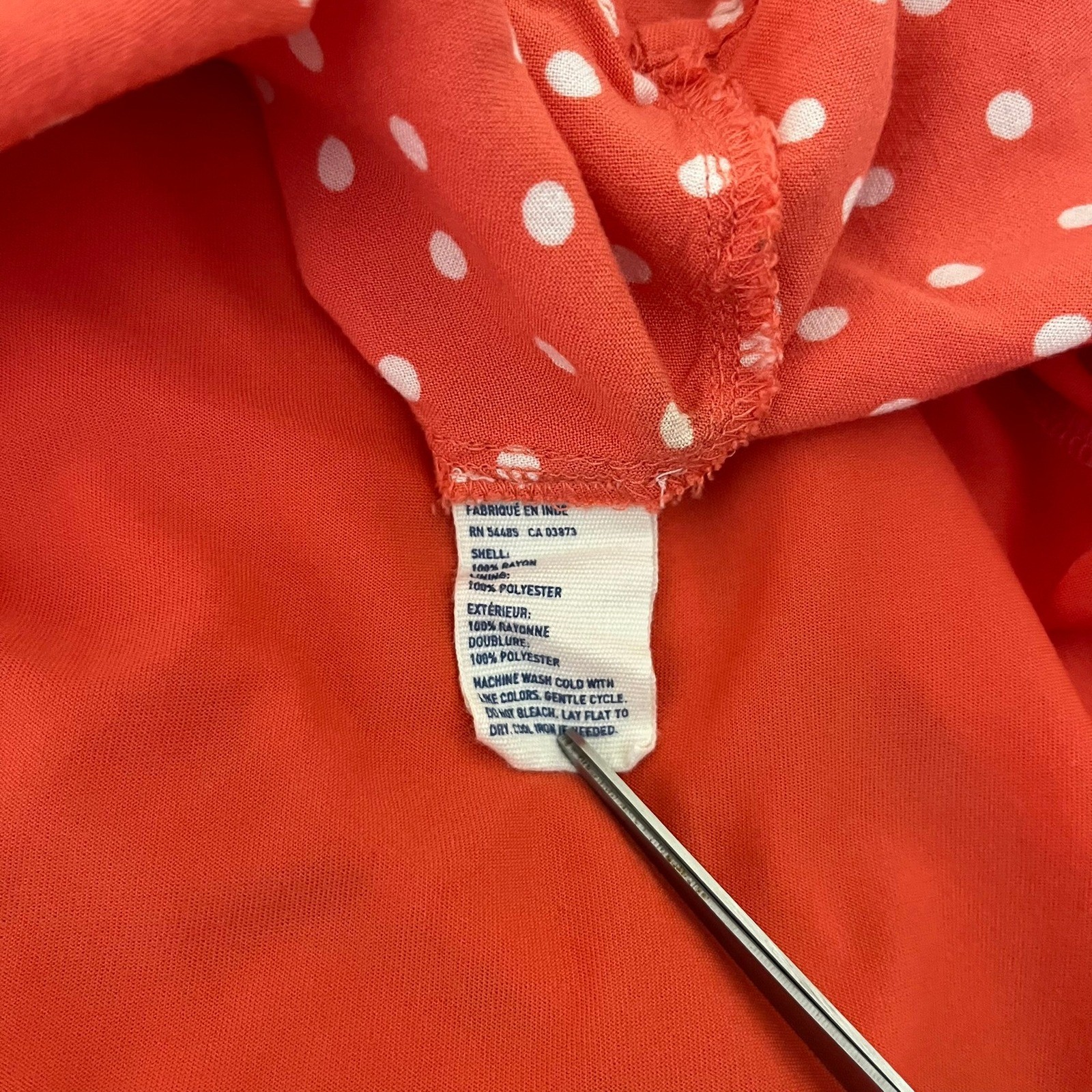 American Eagle Outfitters Red Polka Dot Mini Dress Womens Medium Sweetheart