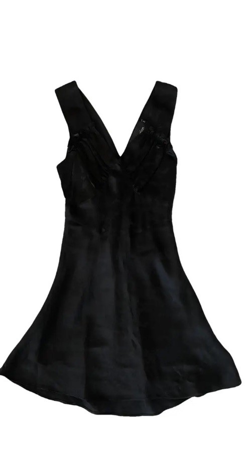 Réalisation Par The Roxy Silk Mini Dress Black Dragon Women’s Size Small