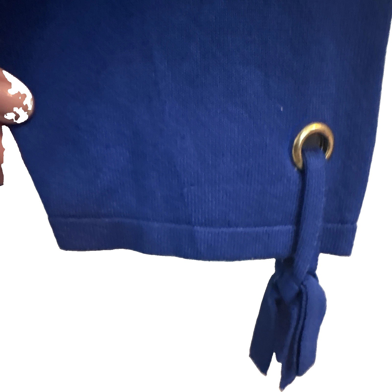 ALYX Dress Electric Blue Solid Sheath Knee-Length All Season Dress Size 8