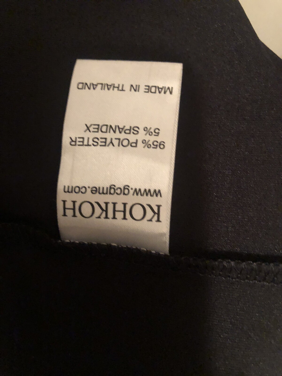 NWT KOH KOH Long Sleeve Cross Over V Neck Elegant Gown Maxi Dress Size M Medium