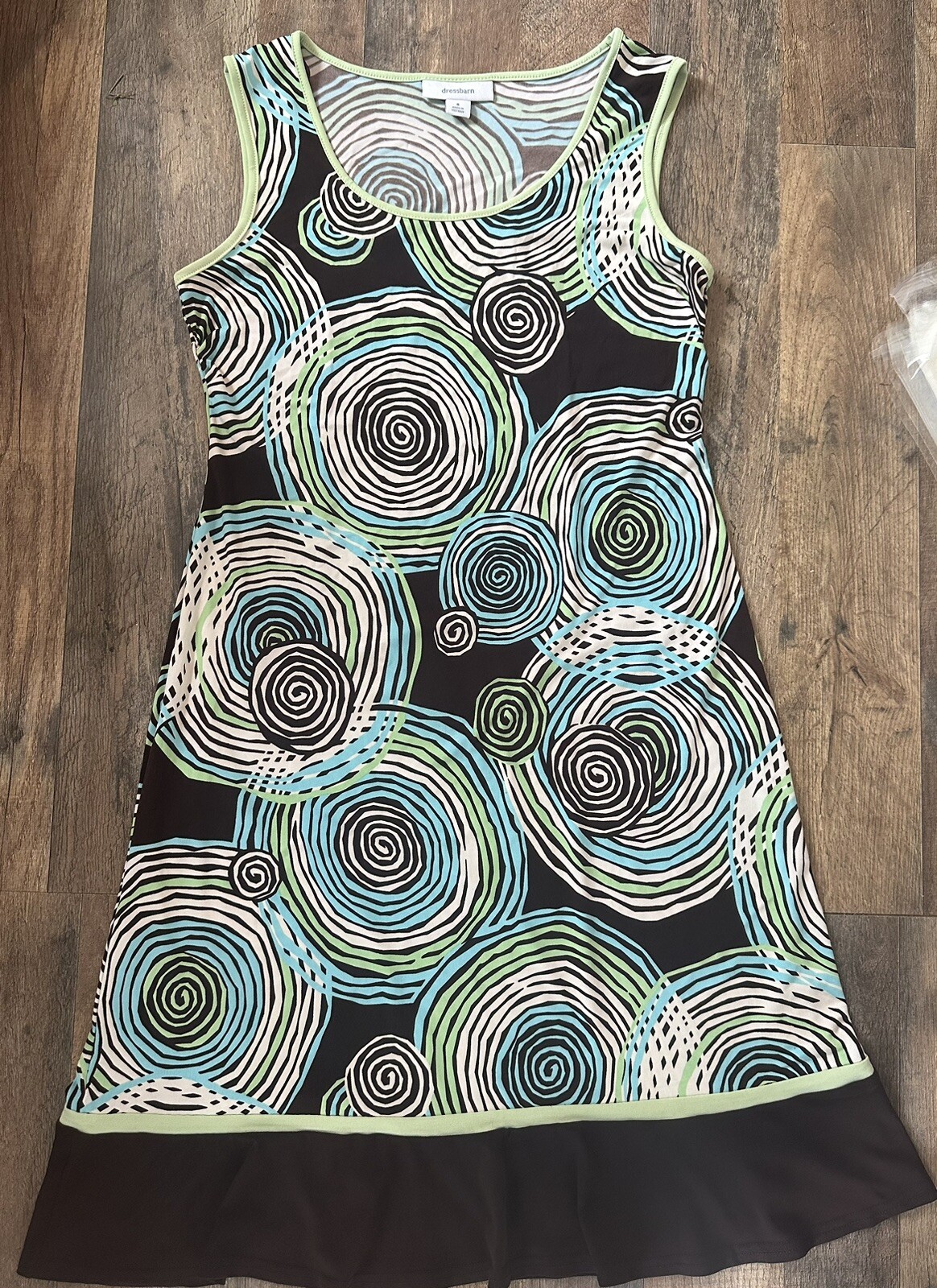 Dressbarn Women’s Dress Size 6 Colorful Swirls Pattern Dress