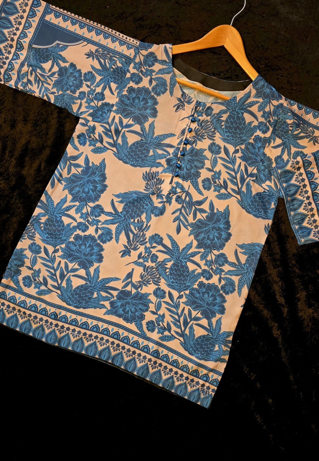 silk co-ord set digital print standard size chest 21″ (42″)