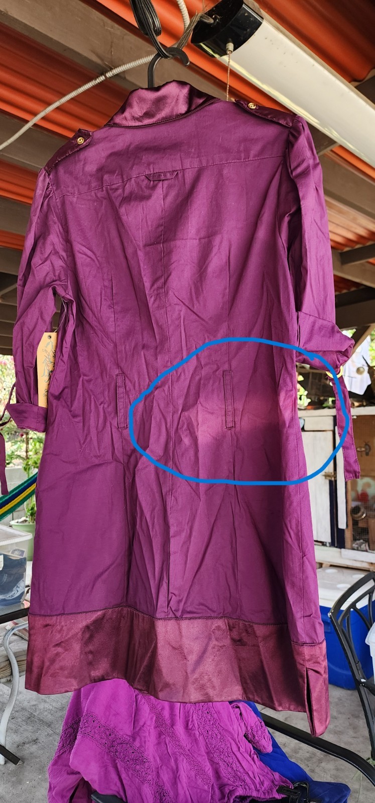 Dress, Cherry KoKo brand, Medium, new with tag, light discoloration spot