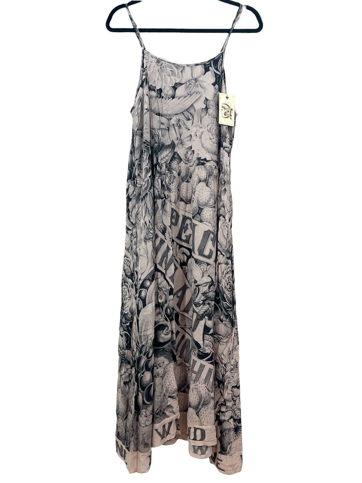 Market of Stars Boheme Slip Dress Peace Wine & Sunshine S/M New $148