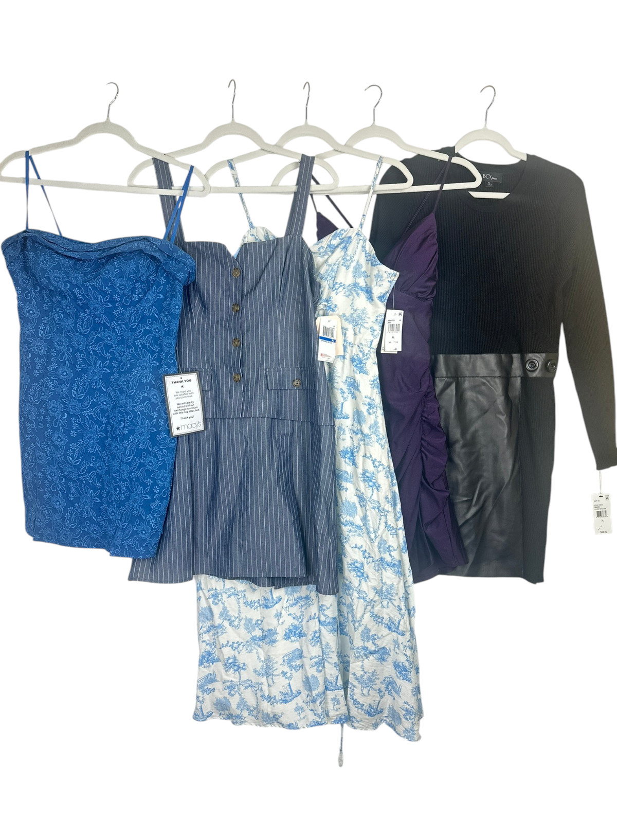 Lot of 5 Juniors Summer Dresses XL 11/12 City Studio / B. Darlin / BCX / Emerald