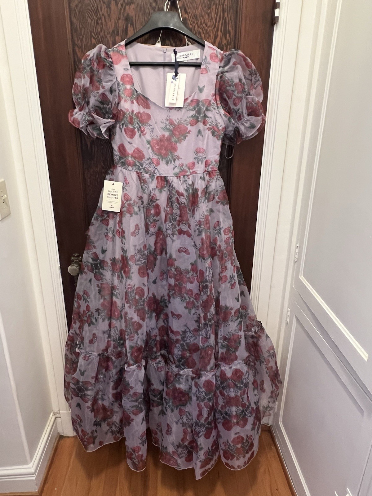 JessaKae Cordelia Dress, feminine maxi silhouette, Sweetheart Neckline