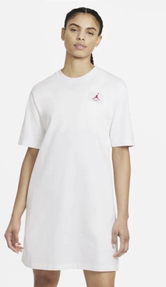 Nike Size XL AIR JORDAN Women’s 100% Cotton FLIGHT T-shirt Dress RARE
