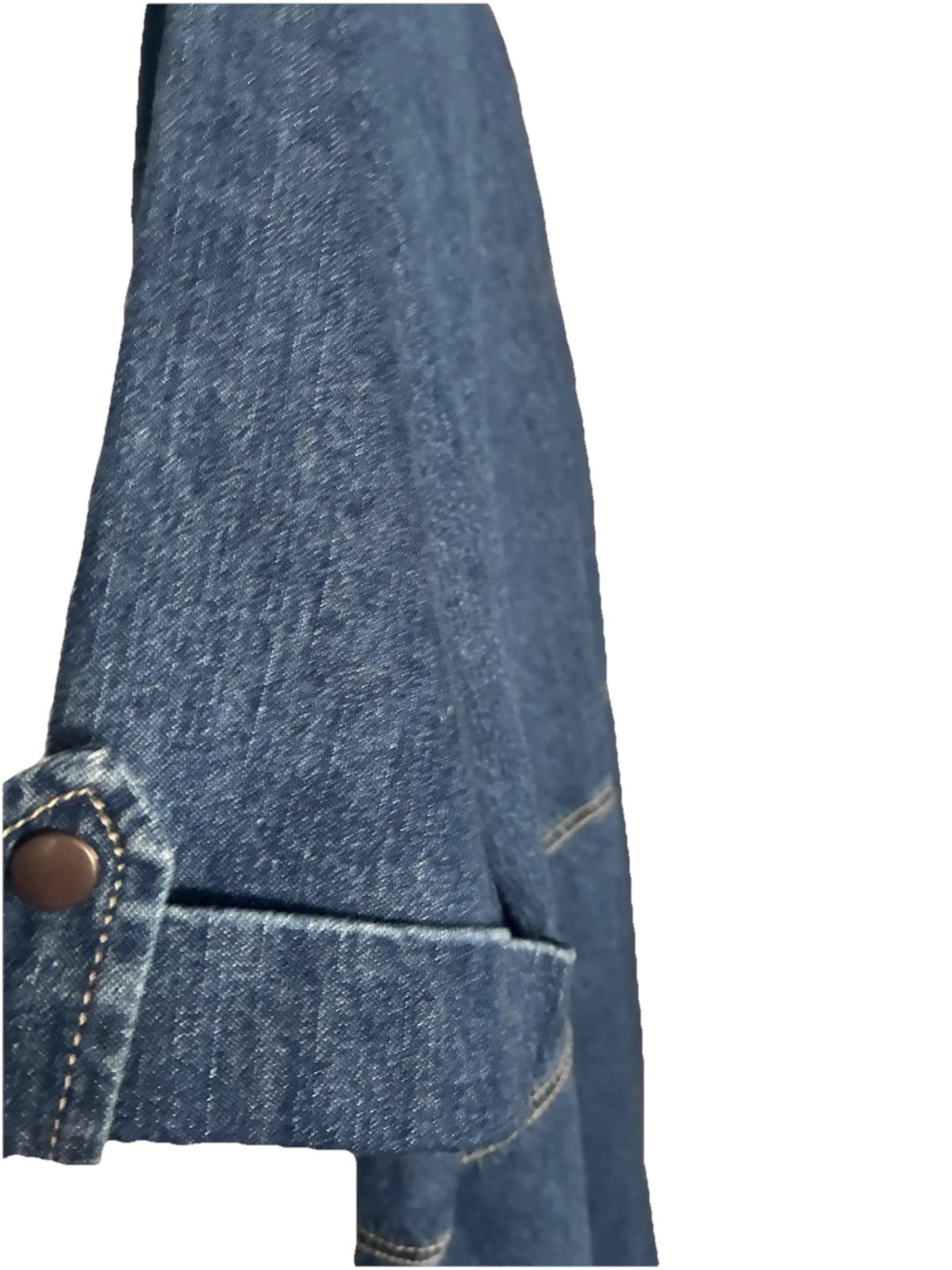 Bobbie Brooks Denim Buttoned Down Dress XL (runs Small) Great condition