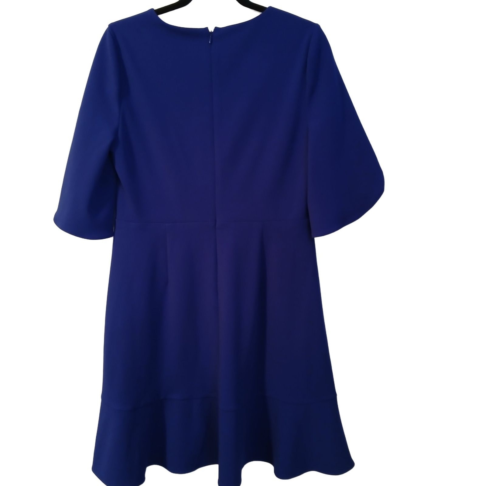 DKNY Elegant Royal Blue A-line Mermaid Hem Cocktail Party Dress Size 12 NEW
