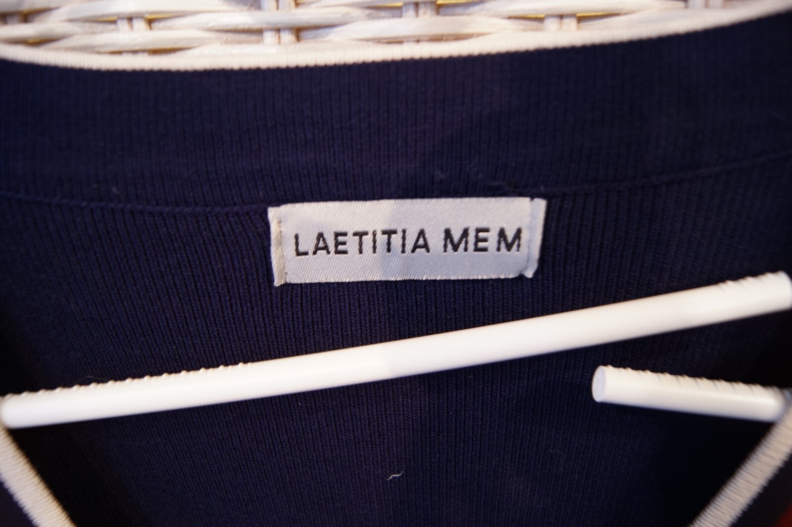 LAETITIA MEM Blue Rayon Blend Short Sleeve Dress L31