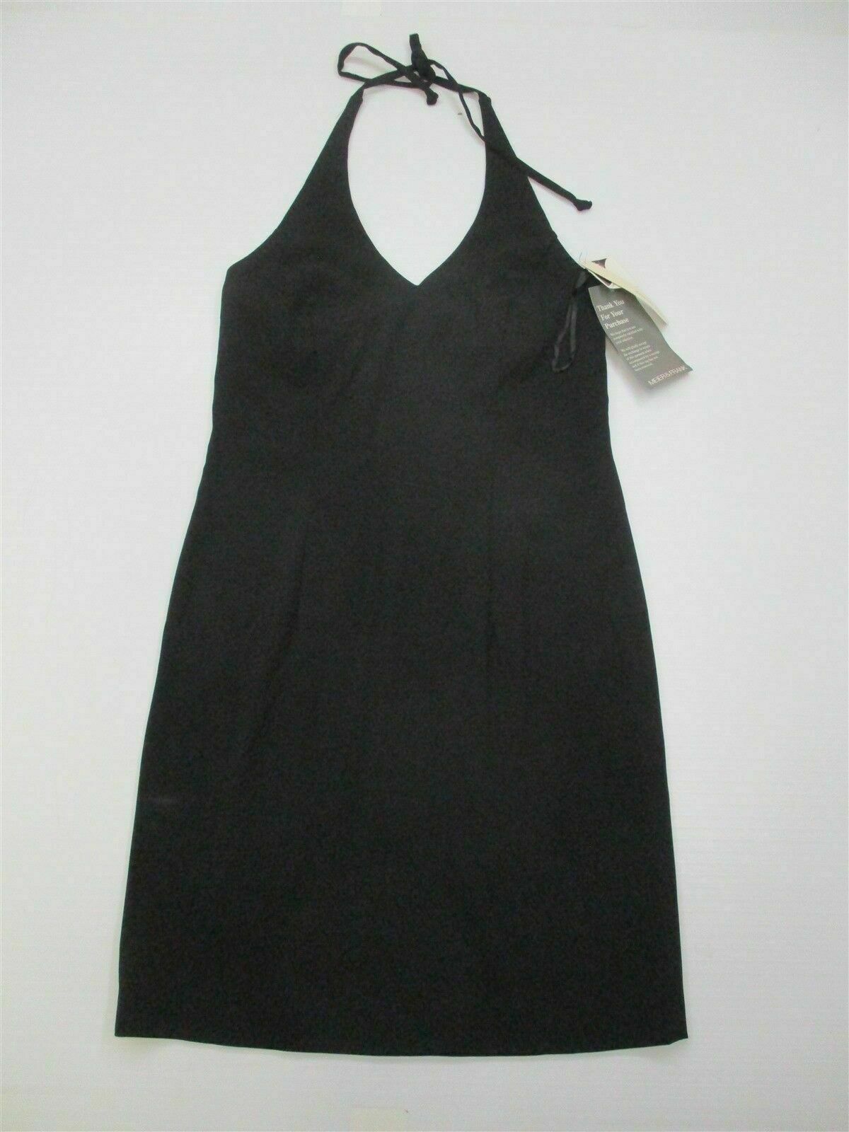 AMANDA SMITH Dress Women’s Size 10 V-Neck Halter Tie Black Pencil NEW