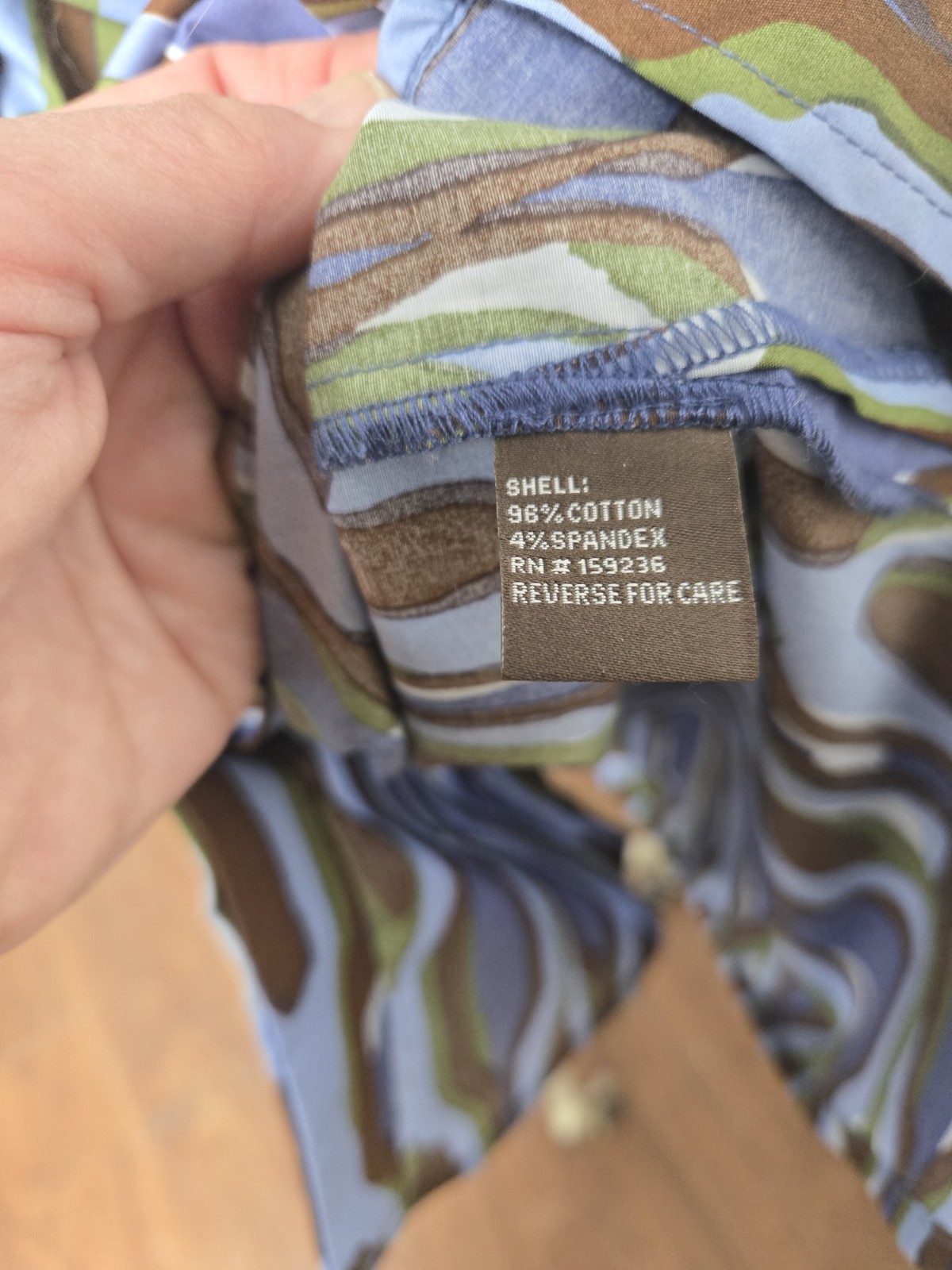 J. McLaughlin Orla Dress Size Small Blue, Brown And Green
