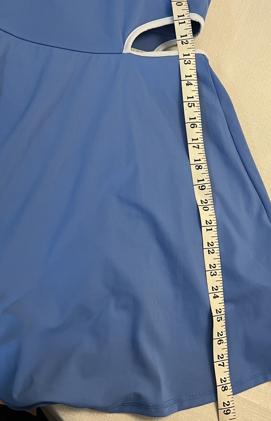 Old Navy Small Athletic Women’s PowerSoft Shelf-Bra Support Dress Blue Shorts