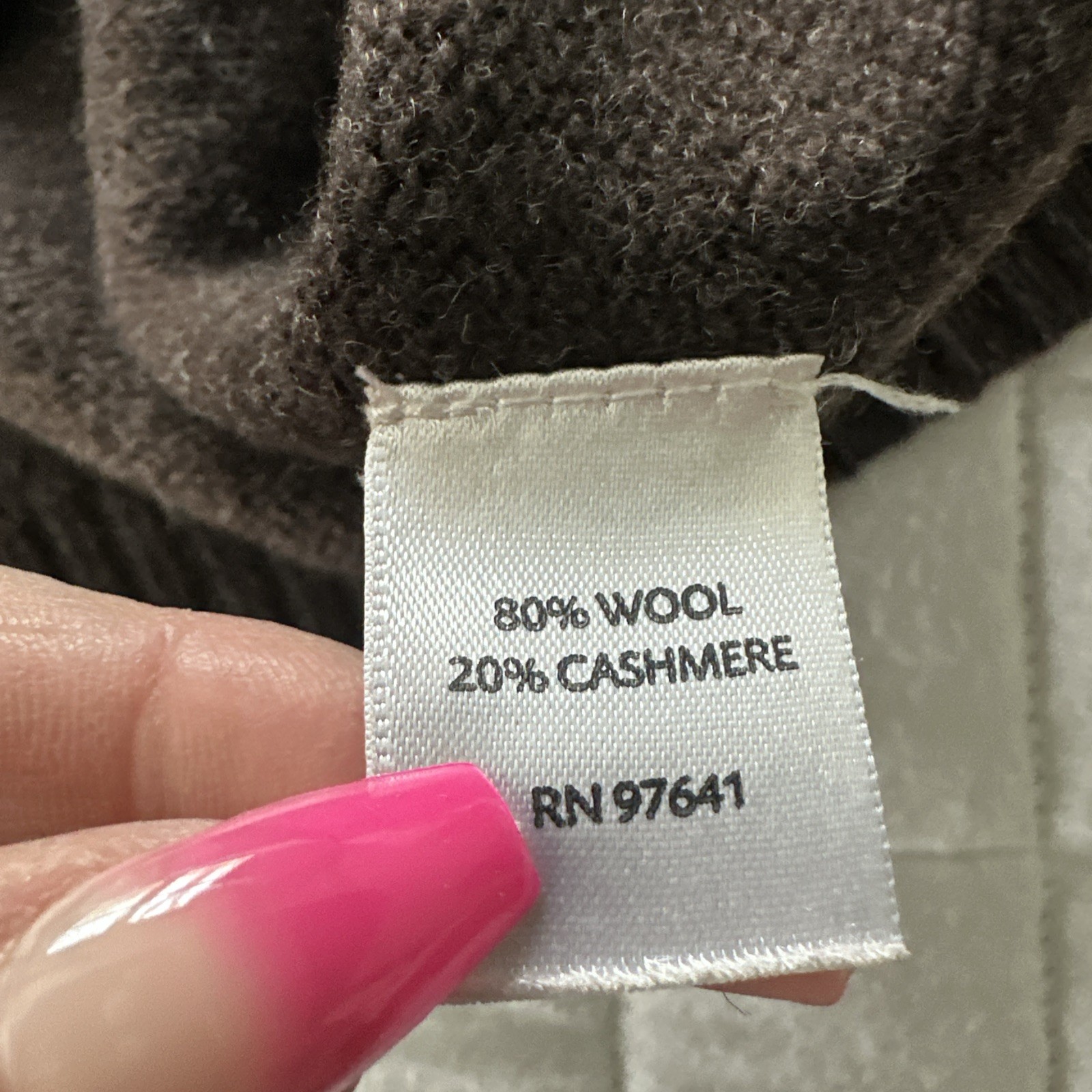 J Jill Sweater Dress Womens Small Brown Wool Cashmere Shift Winter Minimalist