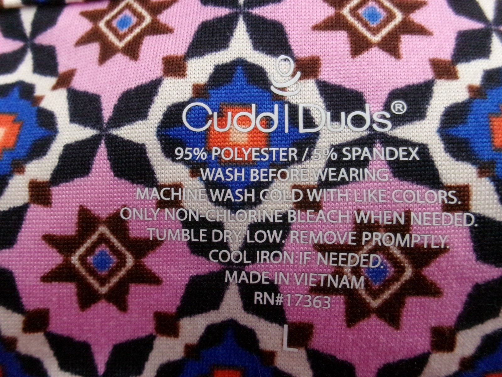 “NEW” CUDDLE DUDS 🌸 SIZE LARGE==PINK & BLUE PRINT / STRETCH KNIT / MAXI DRESS