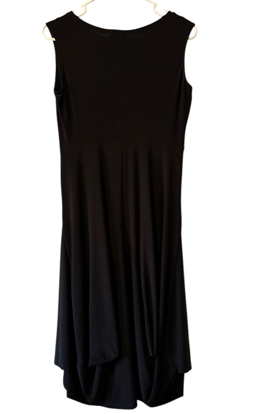 Picadilly Fashions Size Small black slinky knit sleeveless dress Loungewear City