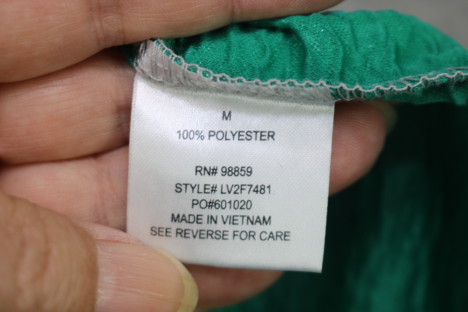 Olive & Oak Green & Silver Shimmering Bodycon Dress-Size Medium-Stretchy