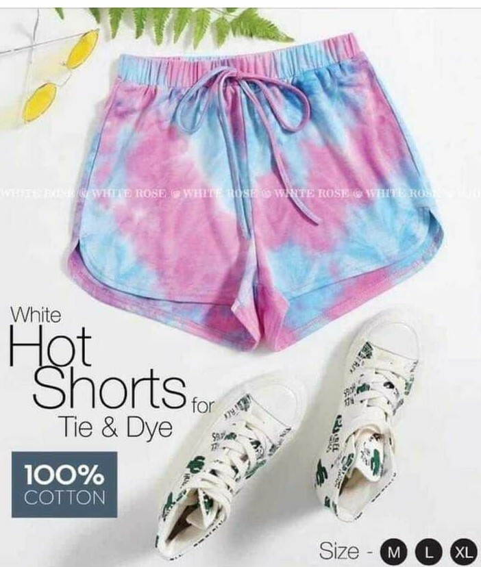 Hot shorts for Tie and Dye Sri Lanka Batiks women’s fashion Short – S/M/L