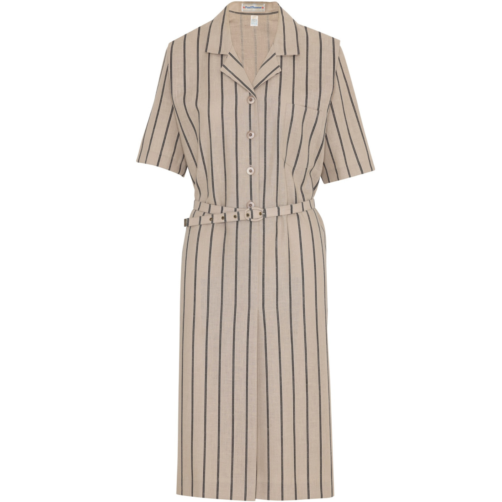 Paul Mausner (France) 80s, Slub Linen, 1940s Utility Lineage