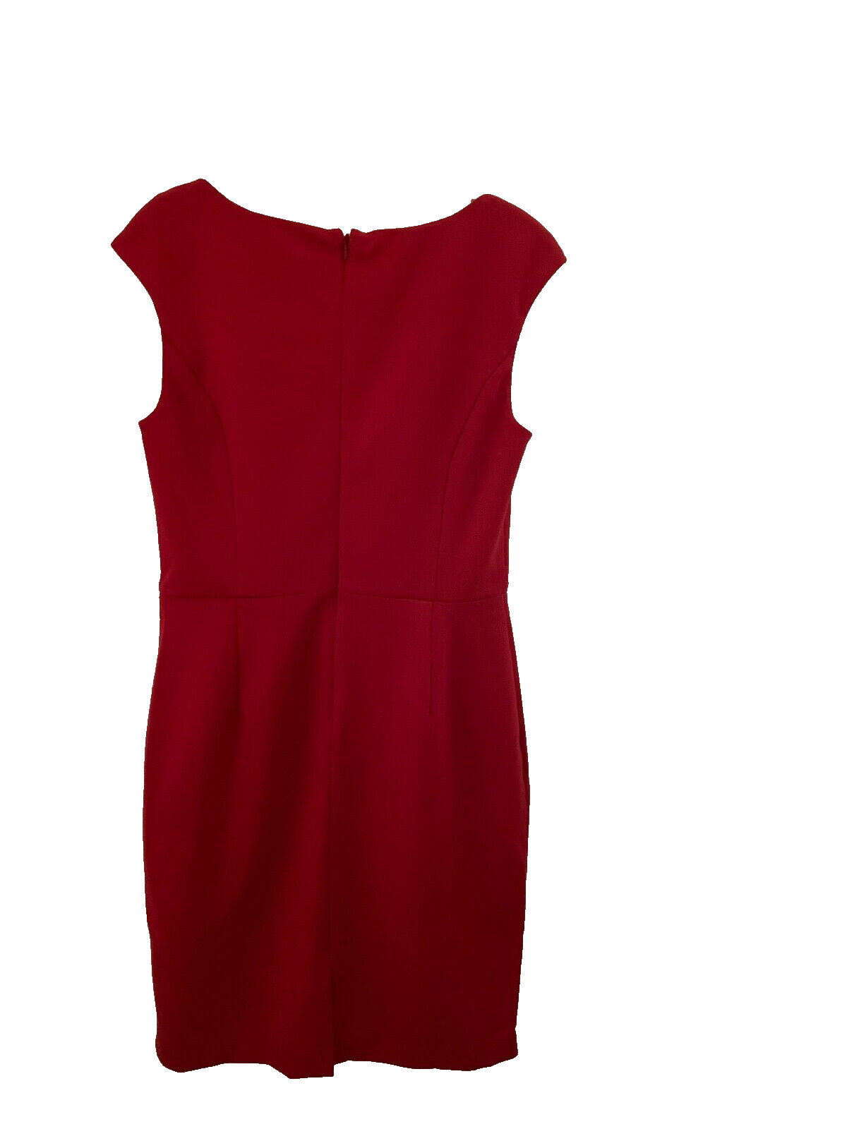NEW WhiteHouseBlackMarket all seasons knit dress color red size 8 Nice