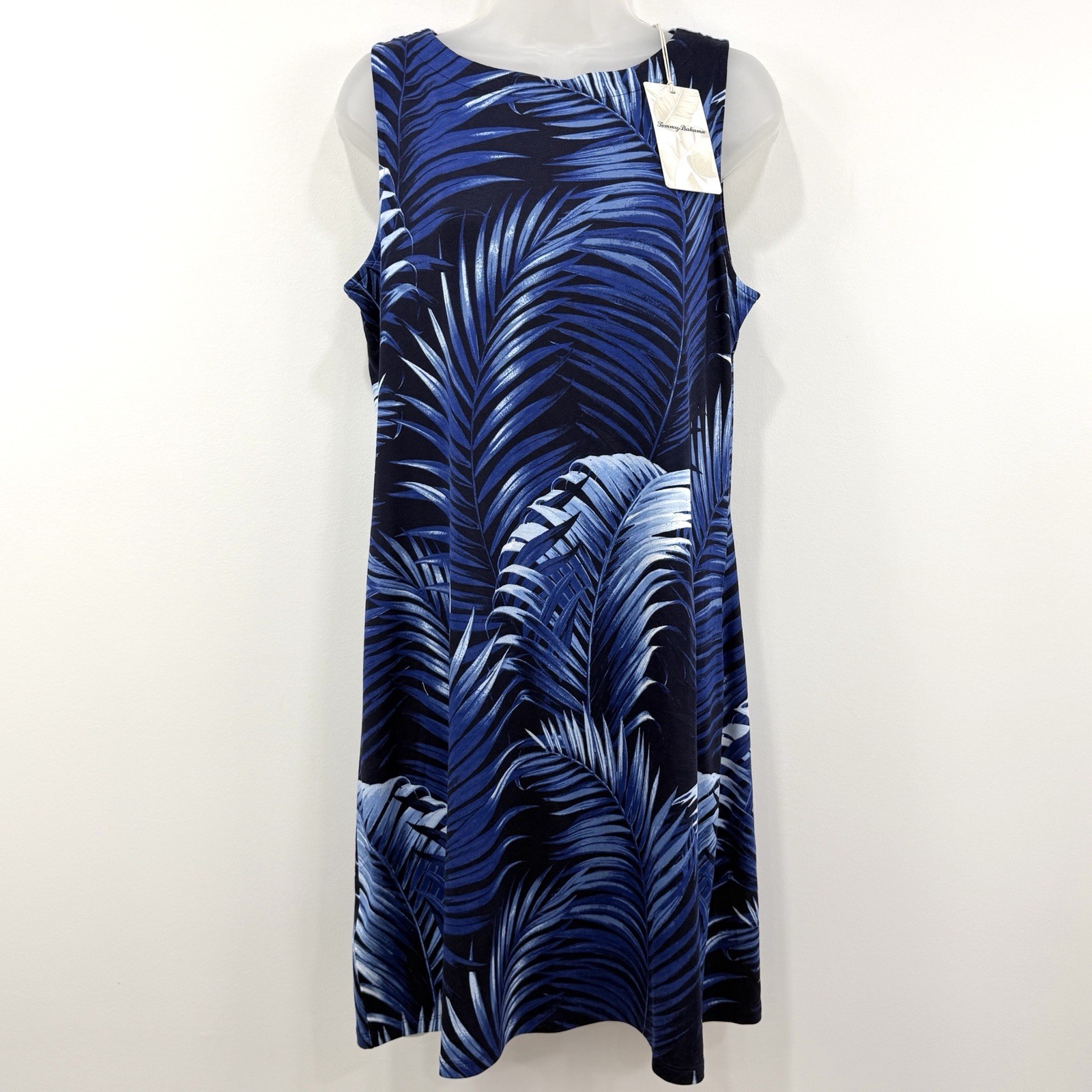 Tommy Bahama Darcy Sleeveless Dress L NWT Leaf Of Luxury Tropical Coastal Cruise