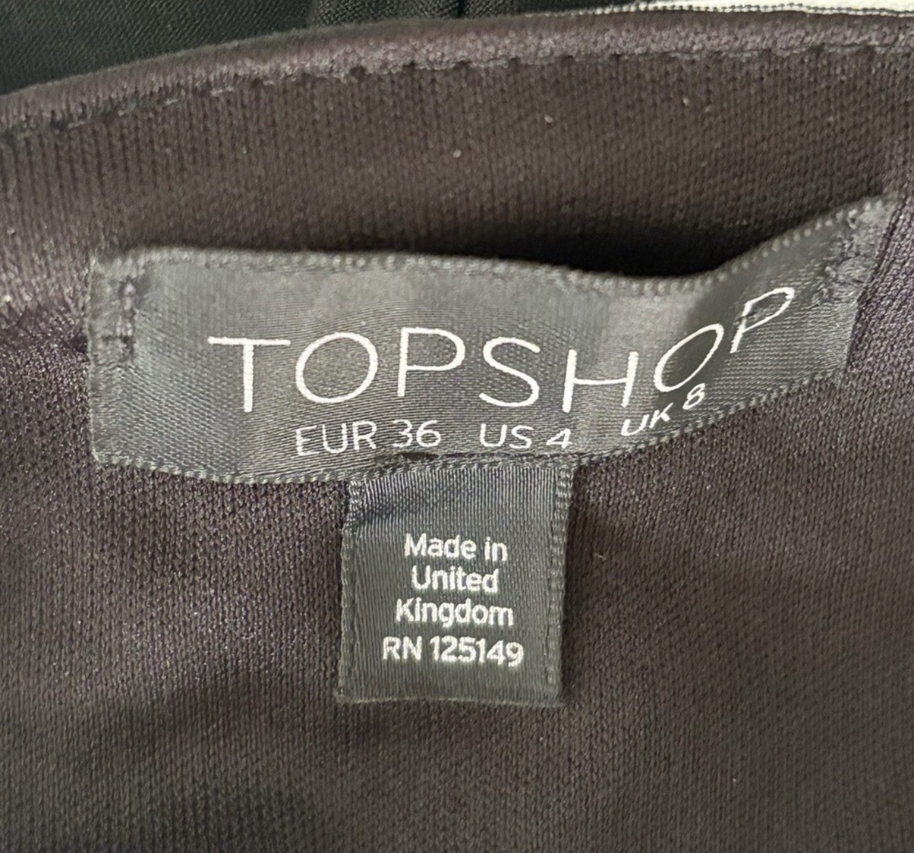 Topshop Black White Striped Halter Bodycon Mini Dress side Zip Straps Sz 4