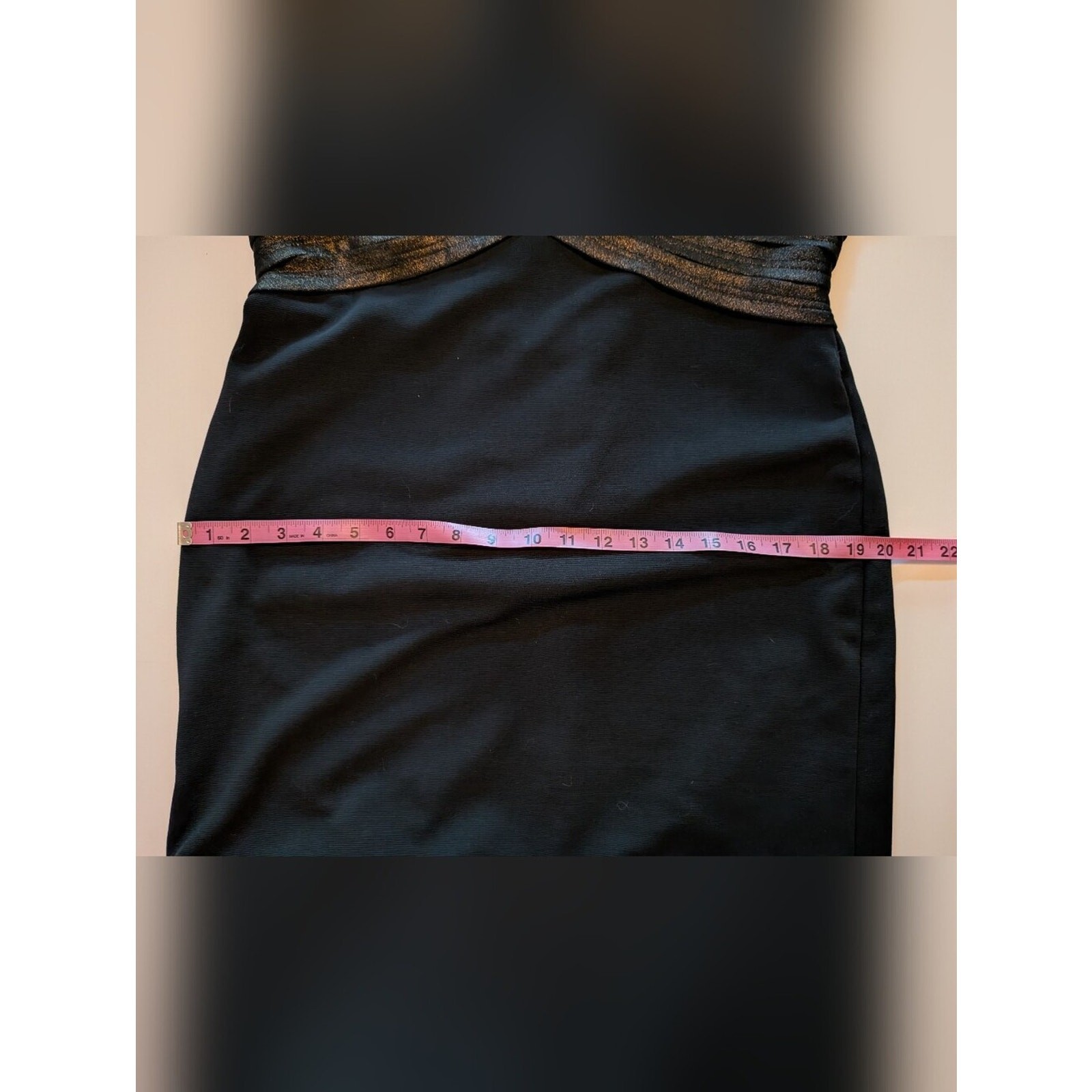 Black And Metallic Gold Dress