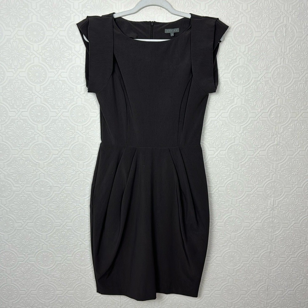 Sheike Sleeveless Dress Unique Charcoal Cocktail a stretchy Charcoal Taupe