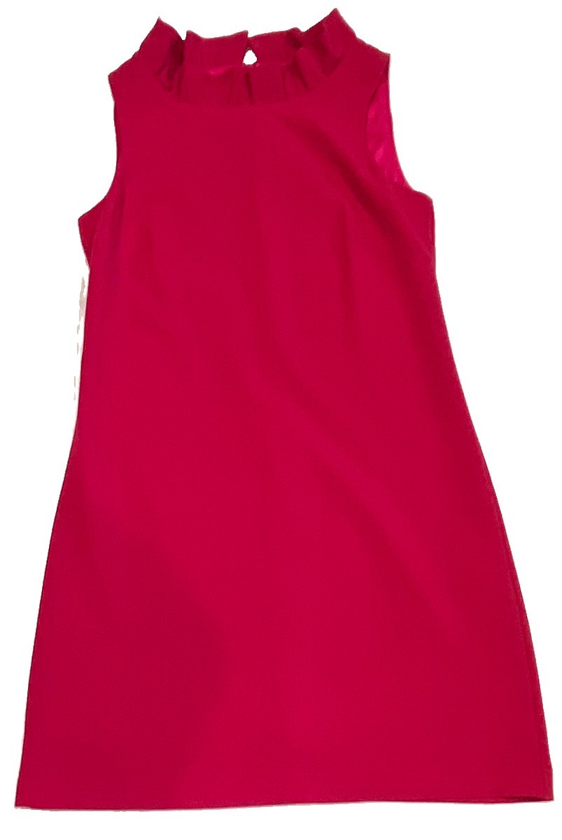Vince Camuto 4 Fuchsia Sheath Dress Sleeveless Career Cocktail Wedding Guest
