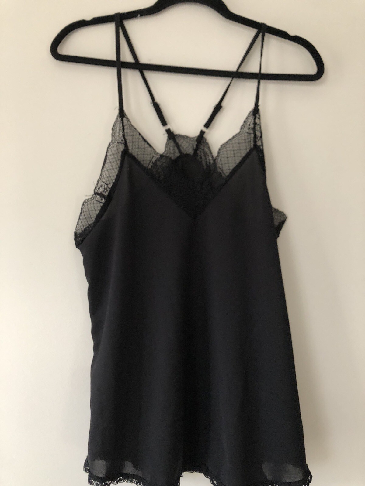 In Blume Women’s Black Lace Sexy Sleepwear Ruched Mini Dress Size S Babydoll