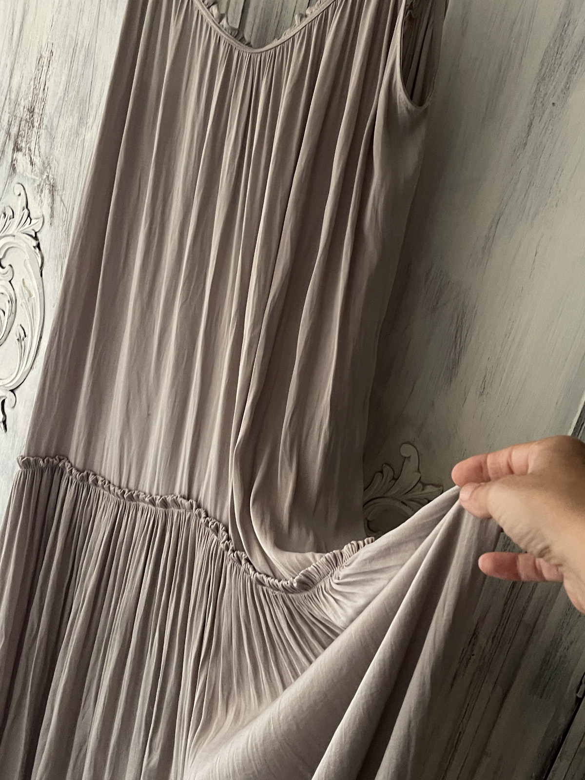 zara dress grey L