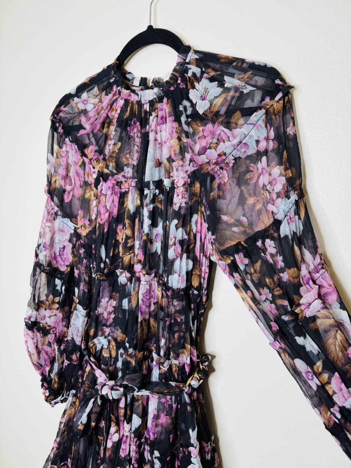ZIMMERMANN – Charm Tiered Mini Dress – Size 1 (M) / AU 10 / US 6