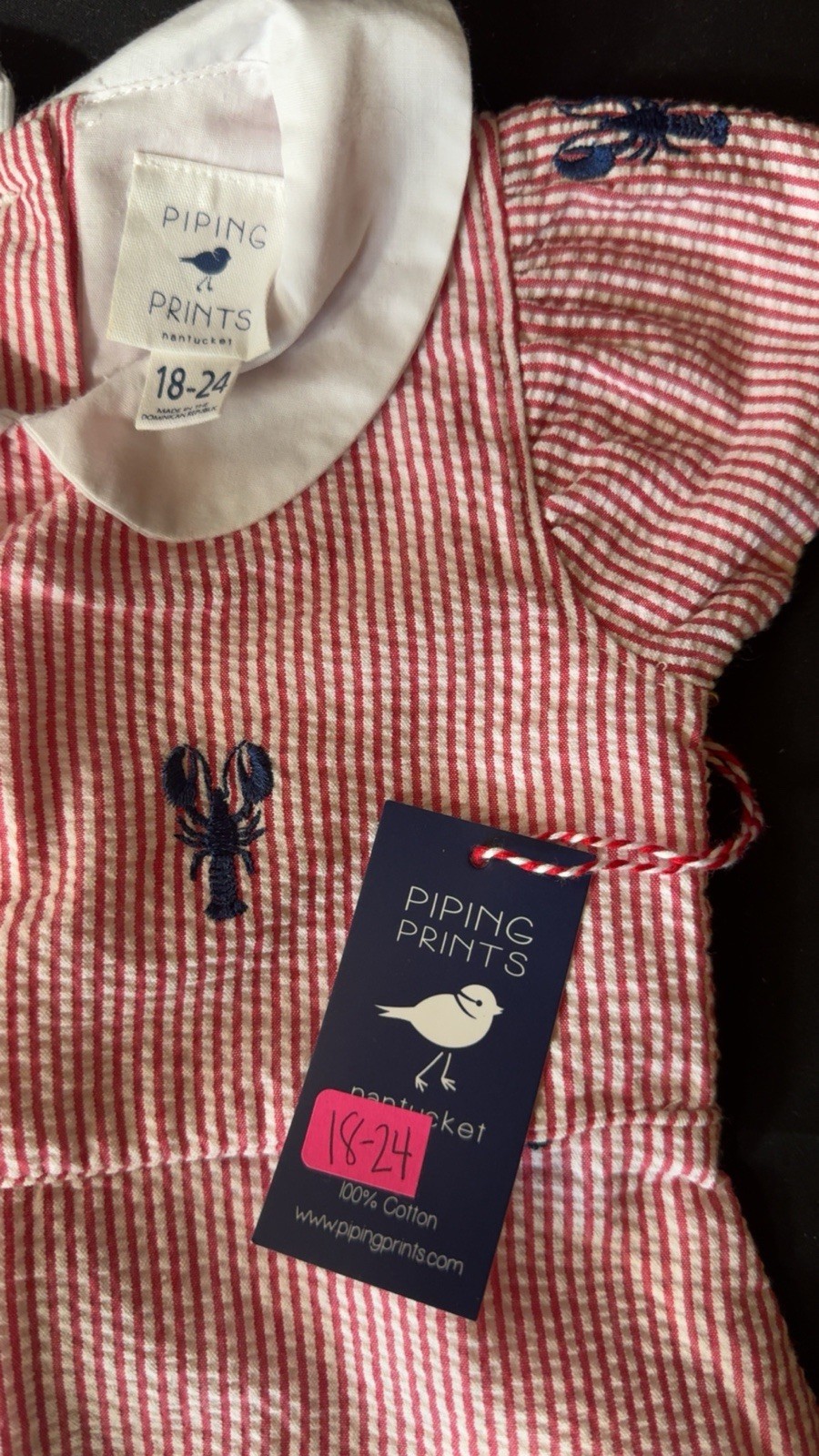 Piping Print 18-24MDress