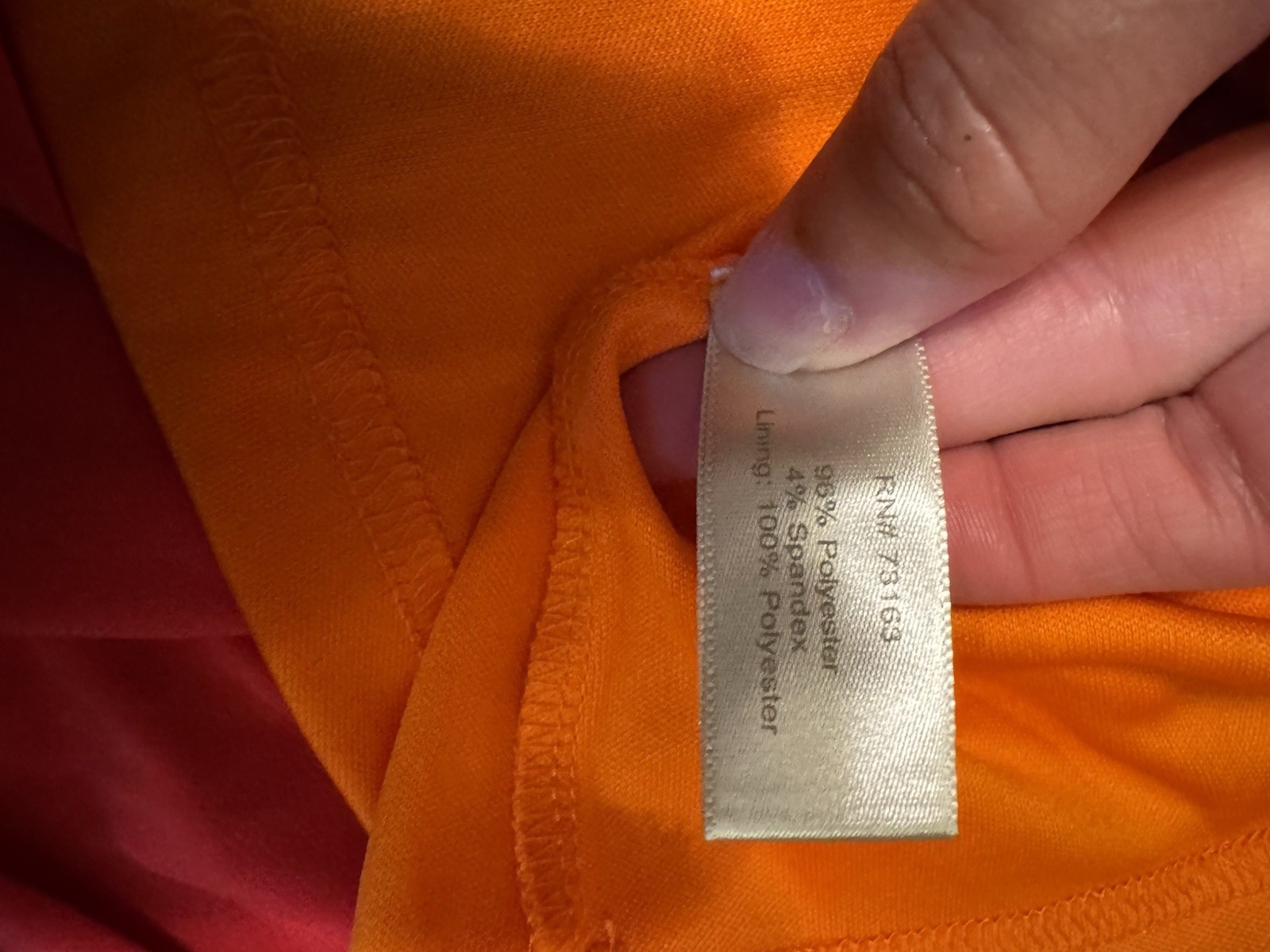 Boston Proper Colorblock Bodycon Sundress Pink Orange Sz:M