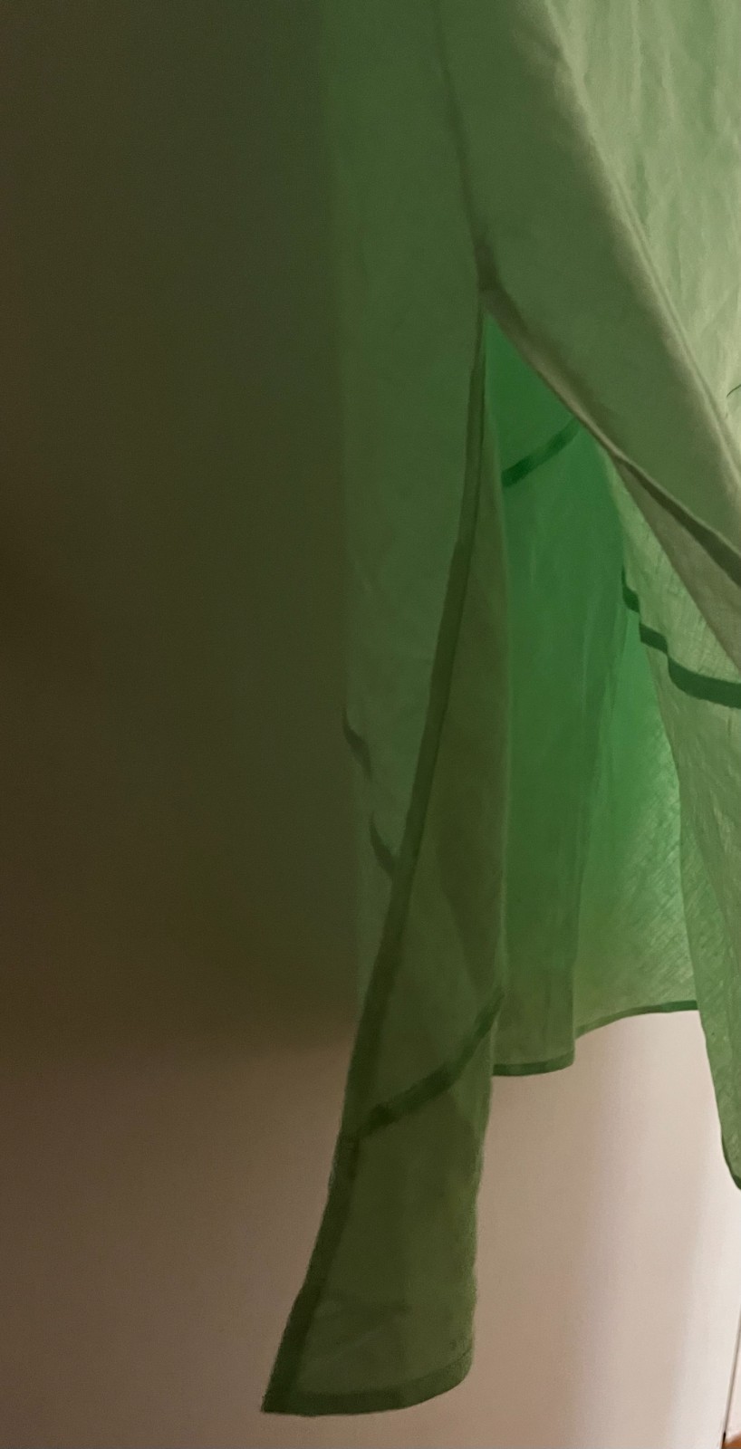 NWT J Crew Mint Green Linen Sleeveless Keyhole Back Maxi Summer Shift Dress