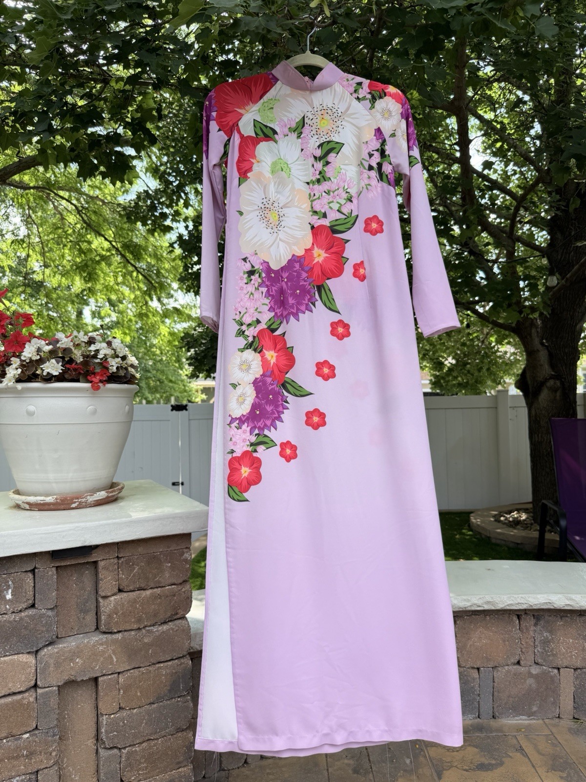 Custom Handmade Traditional Vietnamese Ao Dai Read Description for Measurement