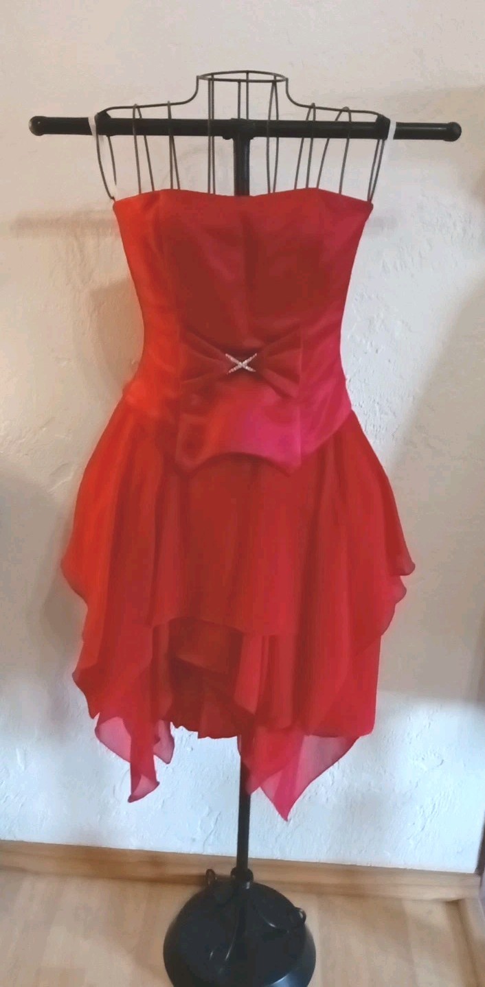 Dress XS•Valentine•Formal Party Prom •Red•Vtg Jessica McClintock Gunne Sax