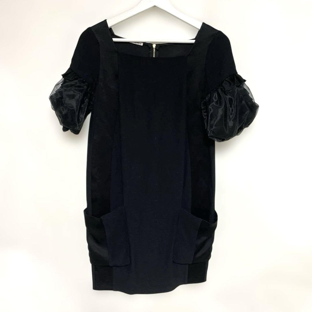 miumiu dress black size 36 length 30 inches