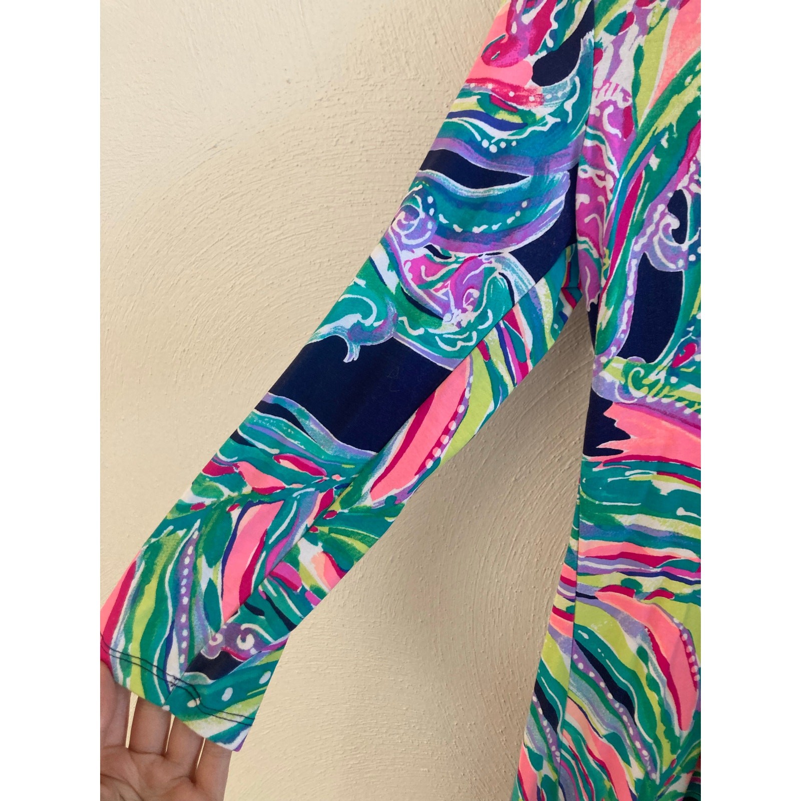 EUC Lilly Pulitzer Margate Bright Don’t Leave Me Hanging Dress S