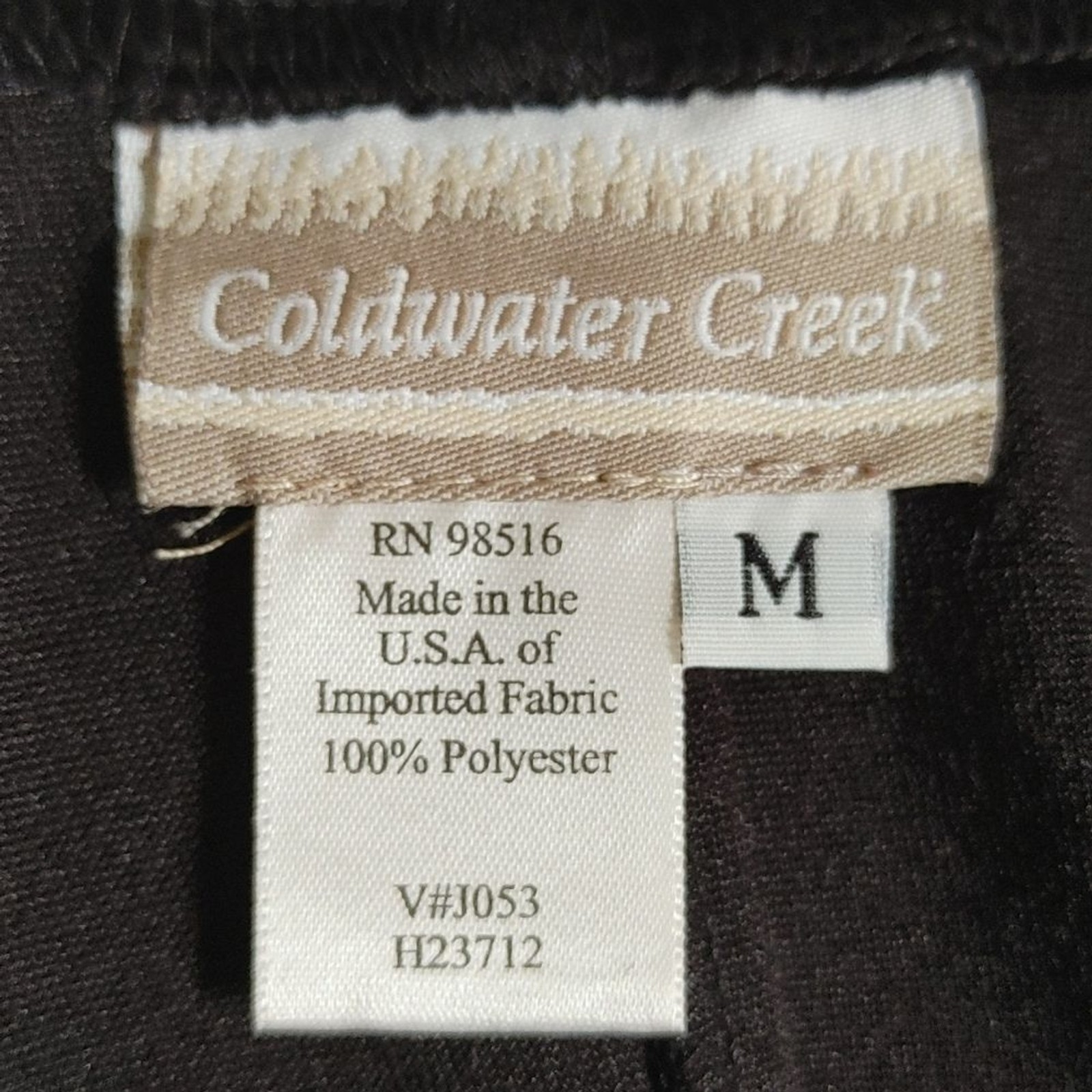 Vintage Coldwater Creek Black Velour Maxi Sleeveless Dress M