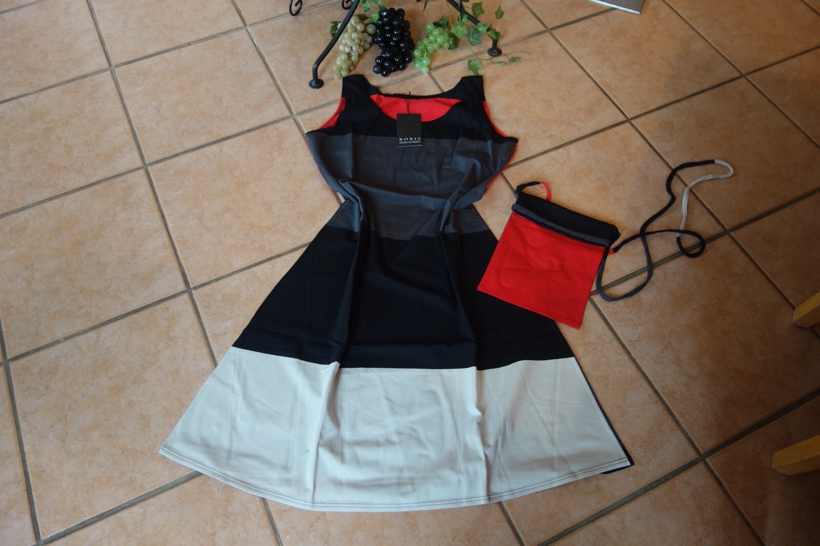 BORIS INDUSTRIES dress with pocket 44 46 (3) NEW 4 colors stretch LAGENLOOK