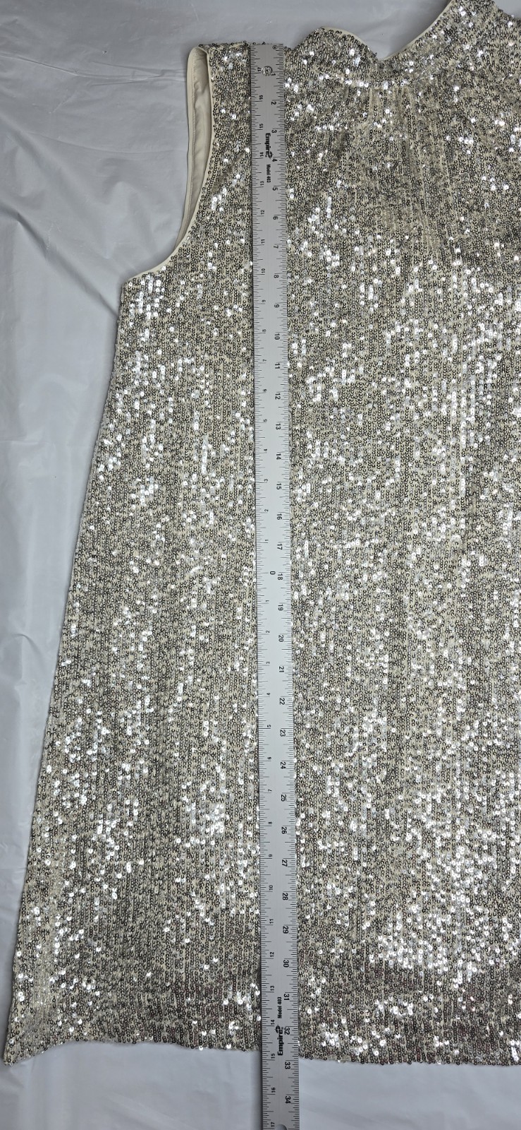 Vineyard Vines Sequin Sstin Bow Swing Dress Size Medium