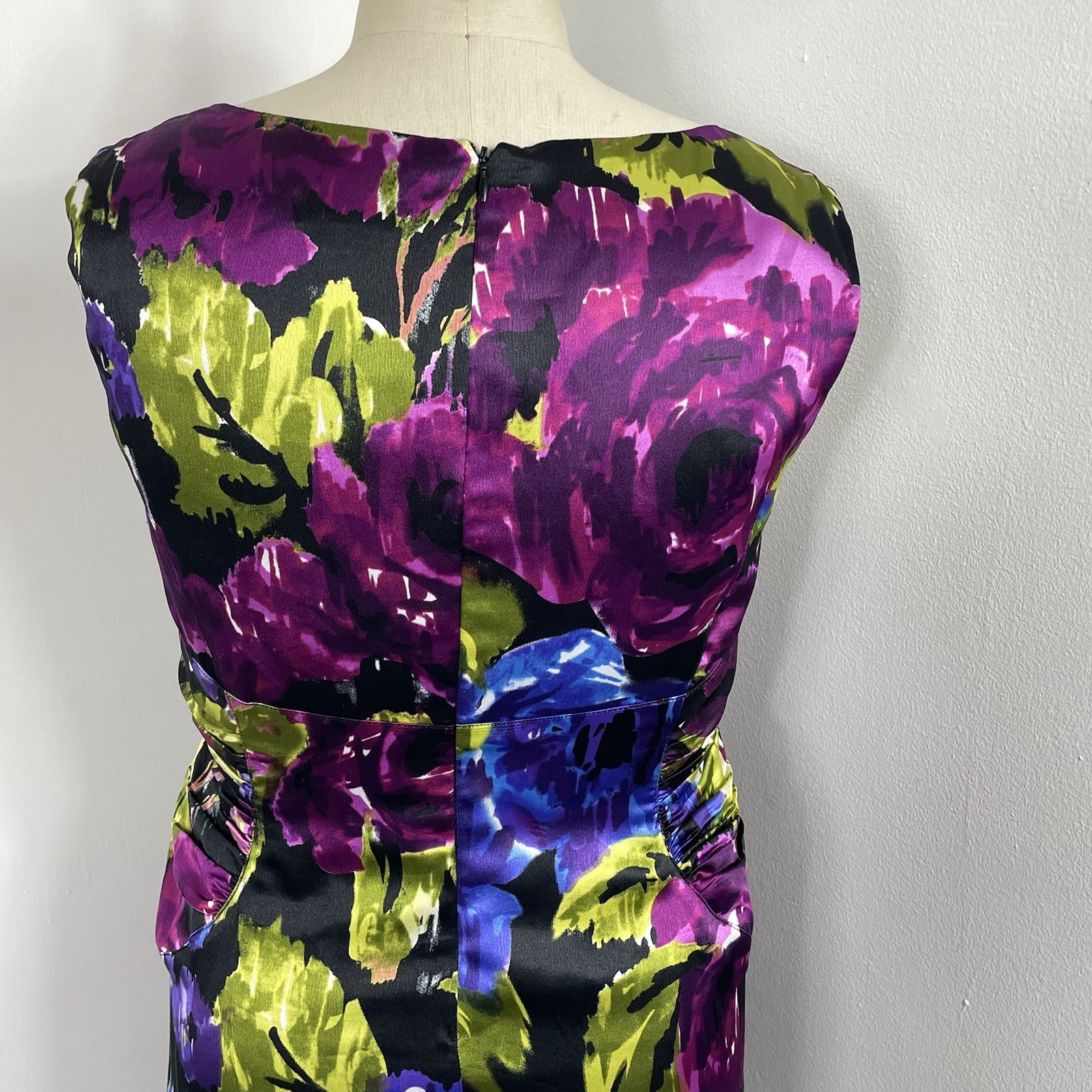 Adrianna Papell Plus Size 22 Multi Floral Dress Slight Stretch.